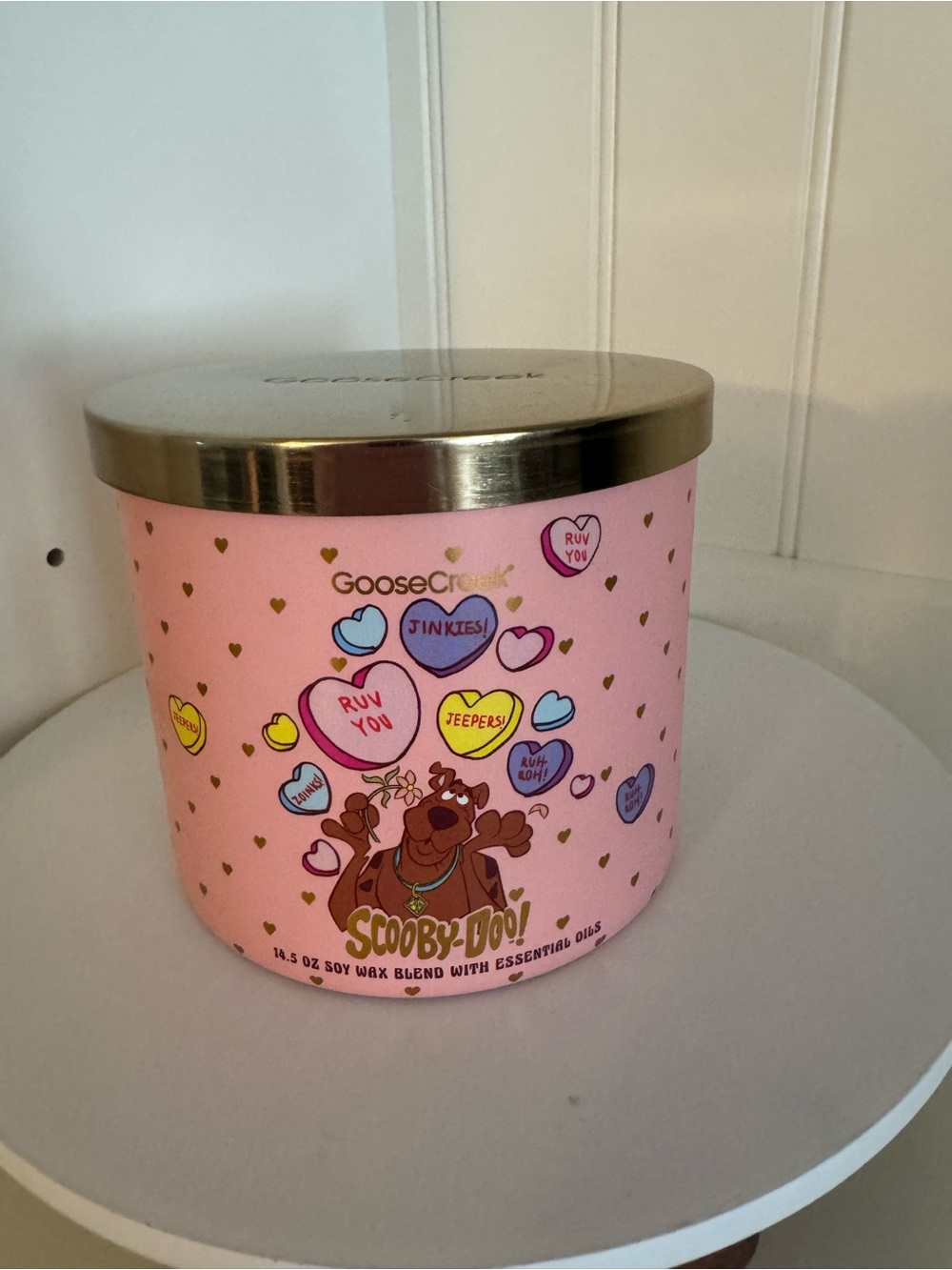 Goose Creek Scooby-Doo Rainbow Candied Sugar 3 wick Candle